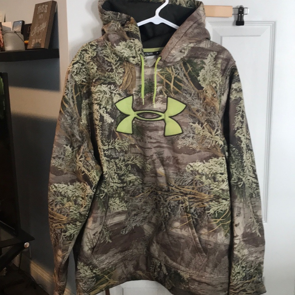 Under Armour camouflage hoodie XL loose
